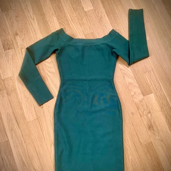 bcbg olive green dress BCBG Generation GU07D64